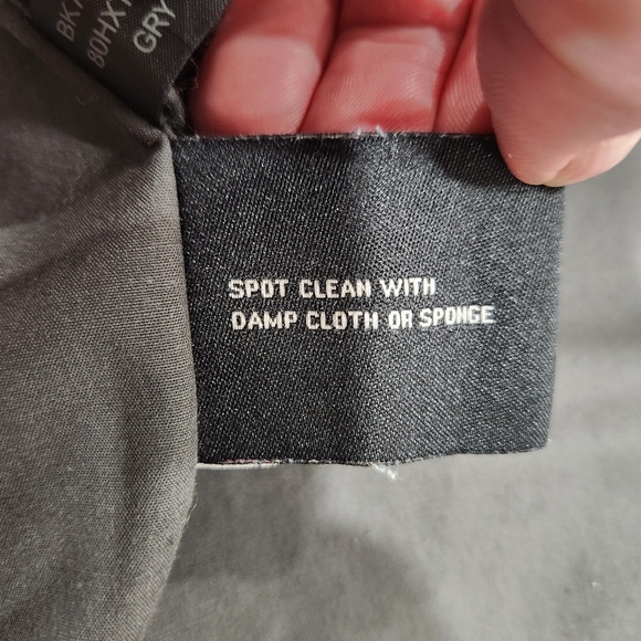 Black Rivet Faux Leather Jacket Mens XXL Black Biker Moto Coat Lined Ribbed - Picture 8 of 12